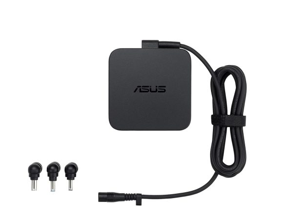 ASUS U65W-01 Mini Mulit-Tips Adaptor/Charger Pin with Plug Dimension 4.0mm*1/4.5mm*1/5.5mm*1 - Black