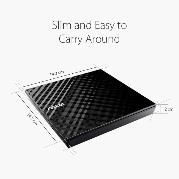 ASUS SDRW-08D2S-U LITE External Slim 8X DVD-RW Mac Compatible Optical Drive (SDRW - Image 8