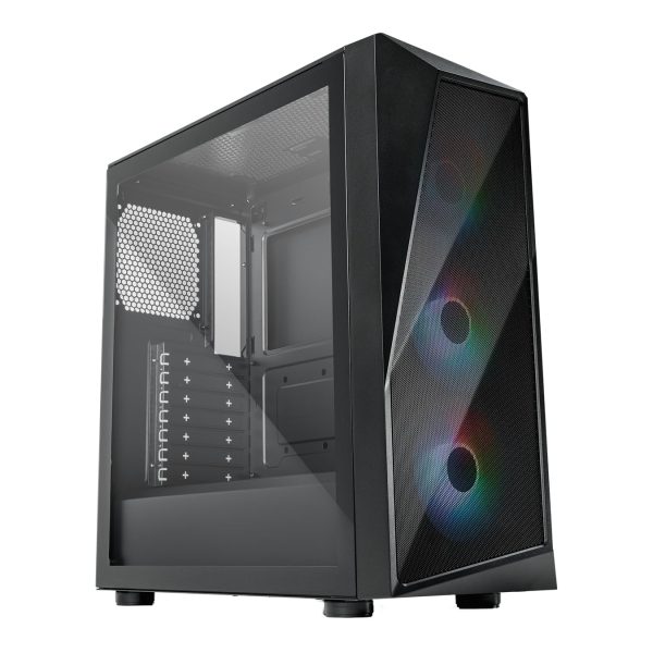 Cooler Master CMP520 Mesh Computer Case - 280mm Radiator Support | High Airflow Case | 3 x 120mm ARGB Fans Pre-Installed | Gaming Case, Black - Image 2