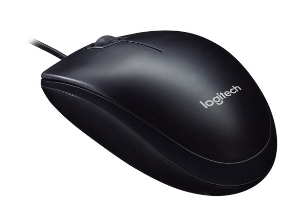 Logitech M90 Wired USB Mouse, 3 yr Warranty, 1000 DPI Optical Tracking, Ambidextrous PC/Mac/Laptop - Black - Image 4