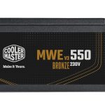 Cooler Master MWE 550 V3 Bronze ATX 3.1 Power Supply - Non Modular | 80 Plus Bronze Certified | Quite HDB Fan | DC-to-DC Circuit Design | ATX 3.1 Version | Ready for 50 Series | 550 Watt