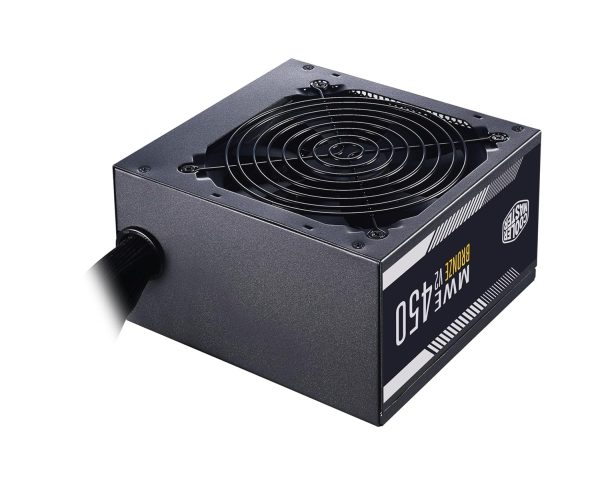 Cooler Master MWE 450 Bronze V2 Power Supply - Non-Modular | 80 Plus Bronze Certified | 120mm HDB Fan | DC-to-DC Circuit Design | ATX 2.52 Version | 450 Watt - Image 3