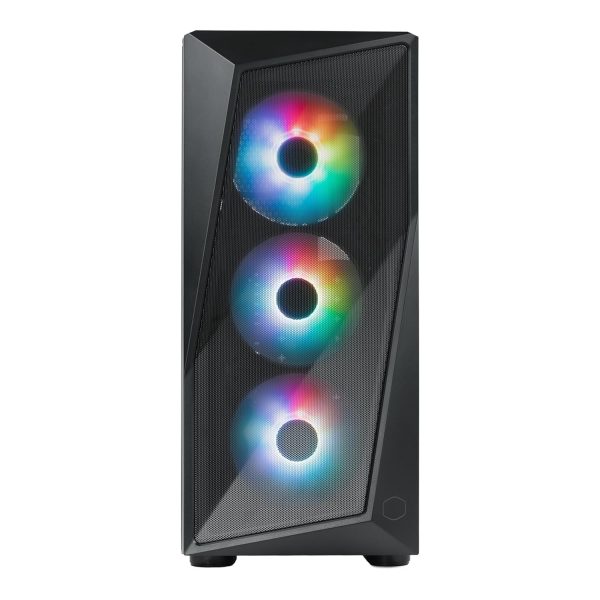 Cooler Master CMP520 Mesh Computer Case - 280mm Radiator Support | High Airflow Case | 3 x 120mm ARGB Fans Pre-Installed | Gaming Case, Black - Image 3