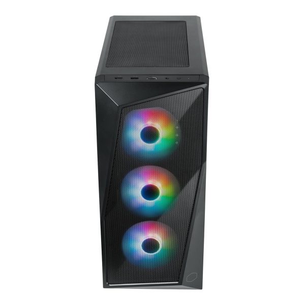 Cooler Master CMP520 Mesh Computer Case - 280mm Radiator Support | High Airflow Case | 3 x 120mm ARGB Fans Pre-Installed | Gaming Case, Black - Image 6